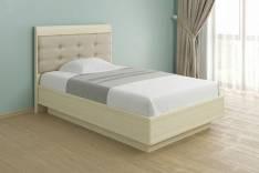 Кровать КР-1851 с мягким изголовьем 120*200 (Лером)