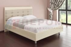 Кровать КР-2853 с мягким изголовьем 160*200 (Лером)