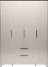 Шкаф для одежды 4-х дверный с ящиком без зеркал Танго Модуль 2 (Ижмебель)